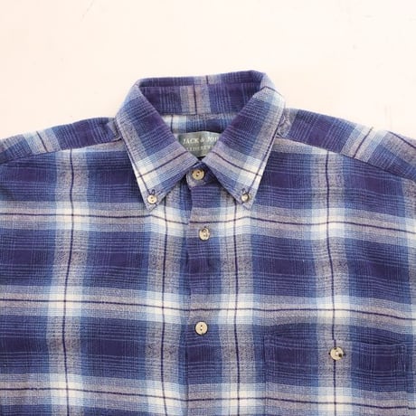 Ombre Check Flannel Shirt