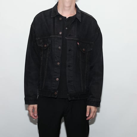 Levis Black Denim Trucker Jacket