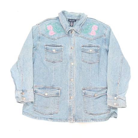 Denim Embroidery Jacket