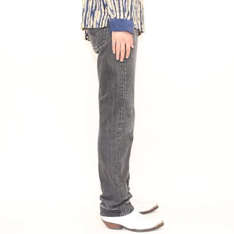 90's Levi's 501 Black Denim Pants MADE IN FRANCE