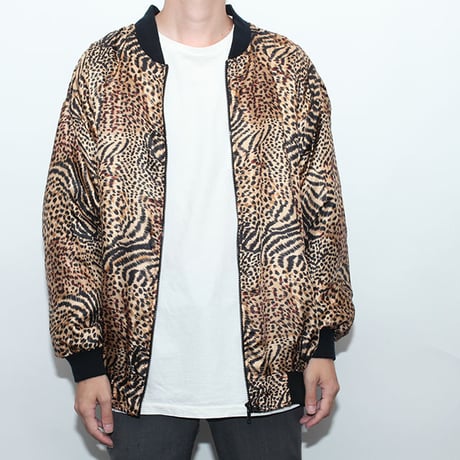 Animal Pattern Bomber Jacket