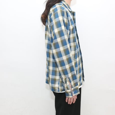 60-70's Open Collar Shirt
