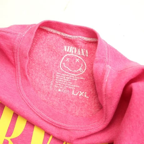 Nirvana Sweat Shirt "Smiley Logo"