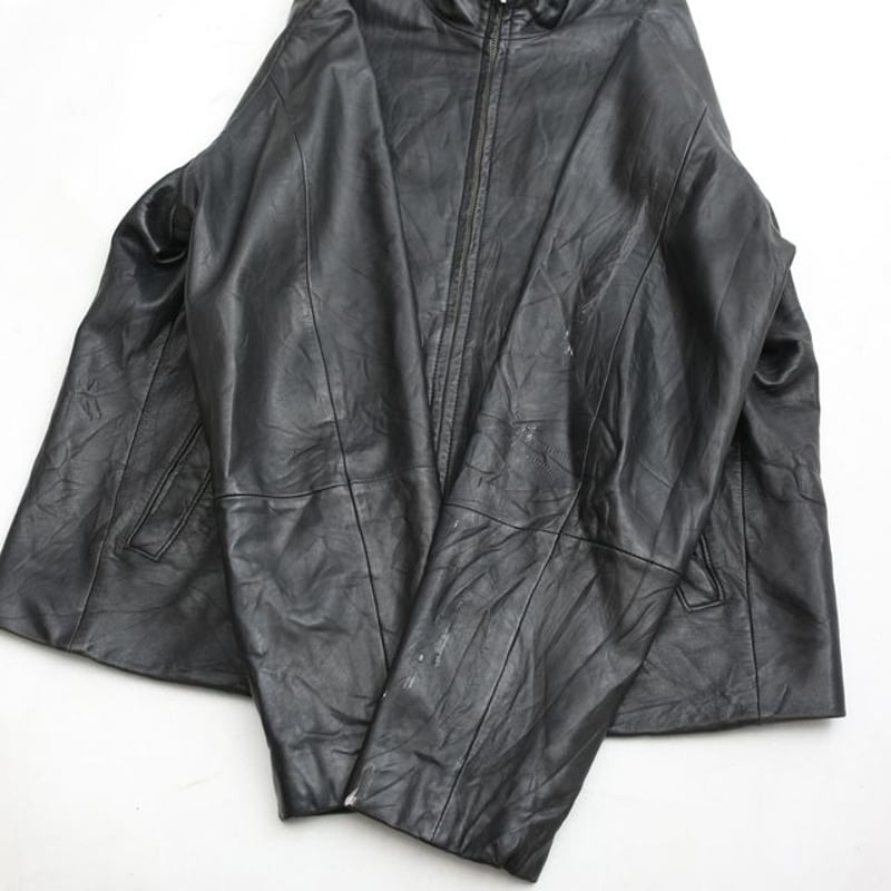 Eddie Bauer Black Lamb Leather Jacket | Strato