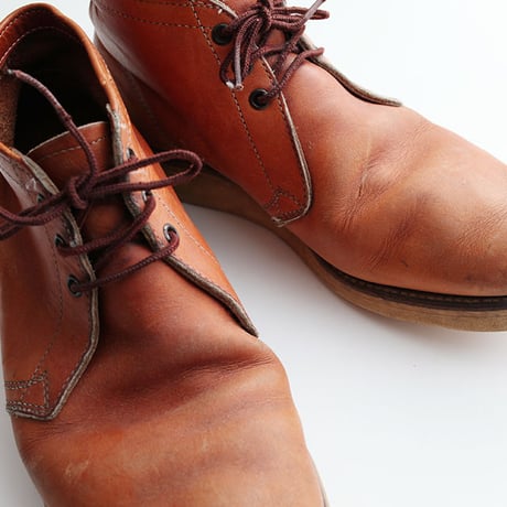 60－70s チペワ チャッカブーツ Chippewa Chukka Boots 黒タグ刺繍 10