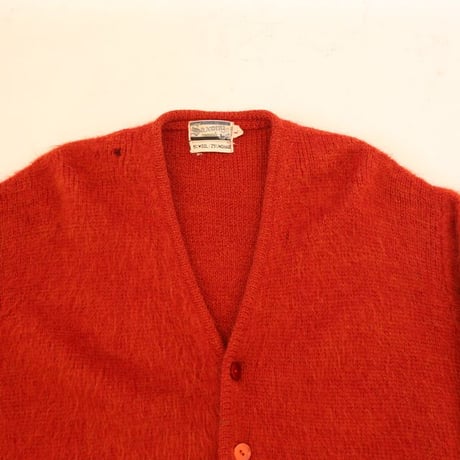 60's Saxony Mohair Knit Cardigan
