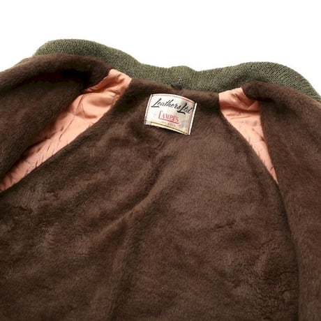 Campus Leather×Knit Jacket