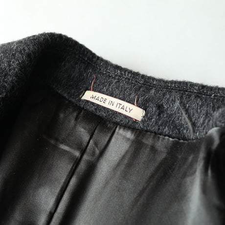 Mohair Wool Coat Made in Italy