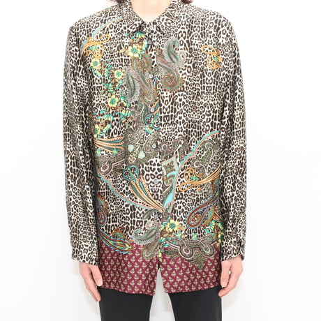 Mix Pattern Viscose L/S Shirt