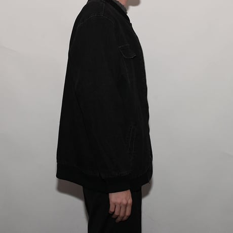 Denim Zipup Blouson