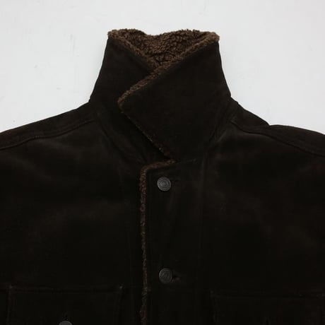 Old Gap Suede Boa Jacket