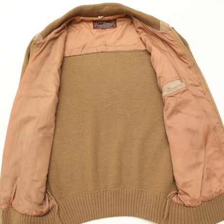 Vintage Leather×Knit Jacket