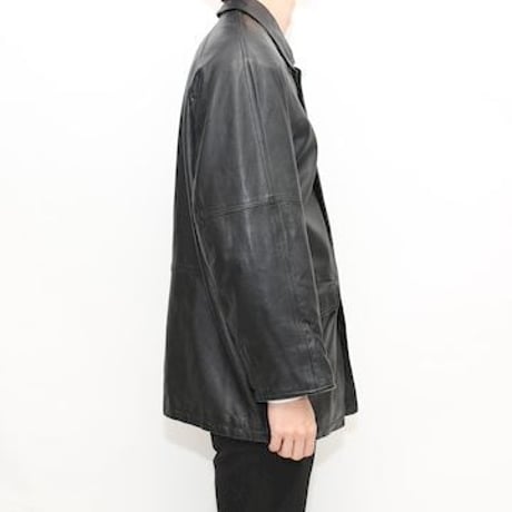 Black Leather Coat