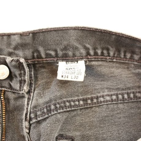 Levi's 505 Black Denim Pants