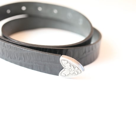 Embossed Leather Western Belt