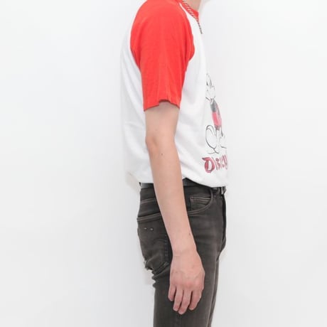 Old Mickey Raglan Sleeves T-Shirt