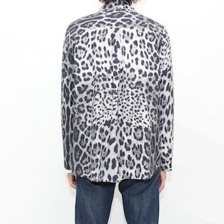 Leopard Pattern Rayon L/S Shirt