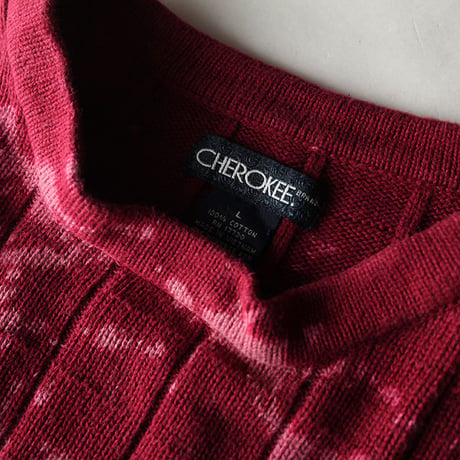 Hard Bleach Wash Cotton Sweater