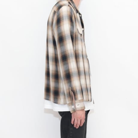 Rayon Ombre Check L/S Shirt