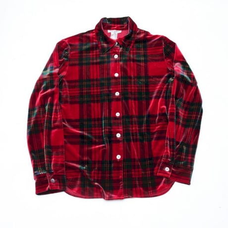 Red Velor  Shirt