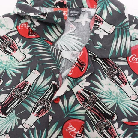 Rayon Aloha Shirt "Coca-Cola"