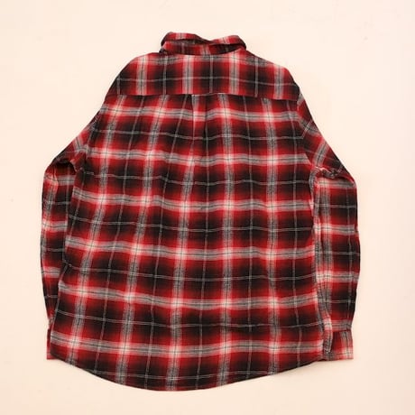 Ombre Check Flannel Shirt