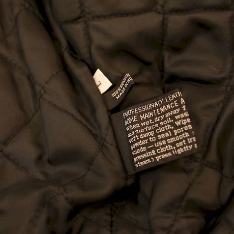 Black Lamb Leather Jacket Loose Silhouette