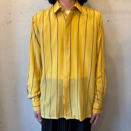 Silk Stripe L/S Shirt