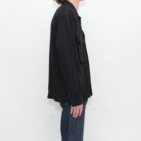 Black Rayon L/S Shirt