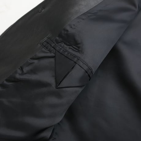 DKNY Black Leather Coat