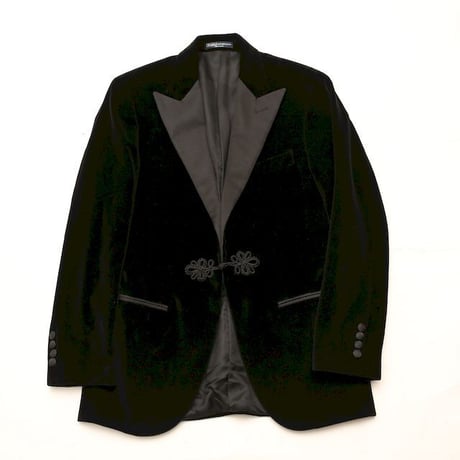 Ralph Lauren Black Velour Jacket  MADE IN ITALY