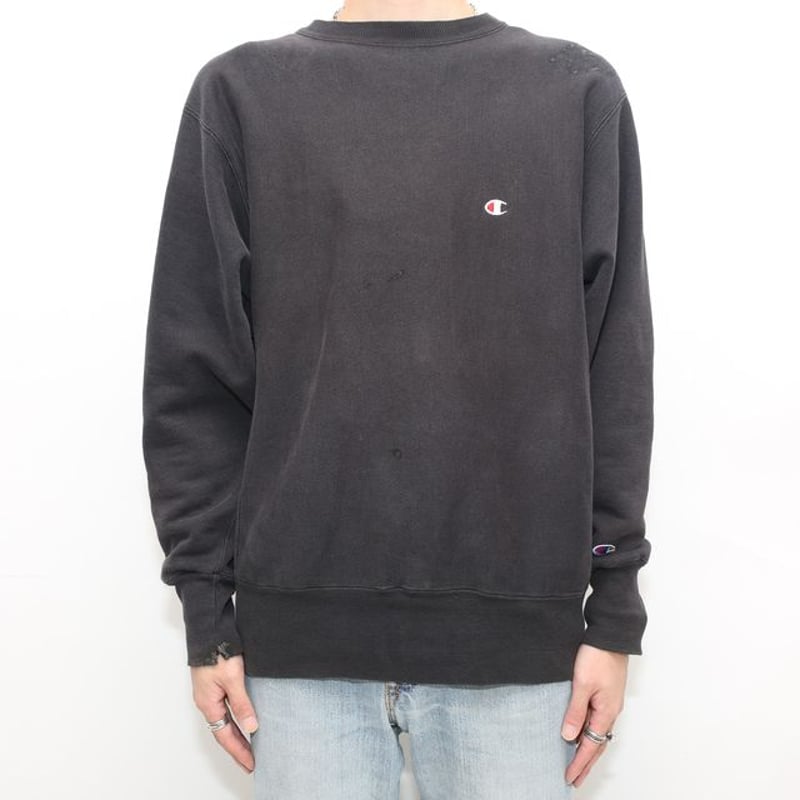 90s Champion Reverse Weave Black | Strato 90s Champion Reverse Weave Black | Strato