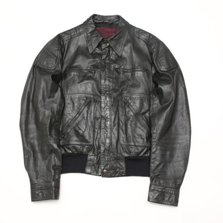 Vintage Single Leather Jacket