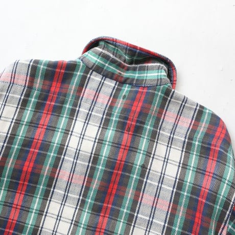 70's Five Brother Cotton Heavy Flannel Plaid L/S Shirt