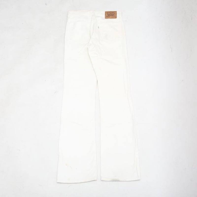 Levi's 517 ホワイトデニム　made in USA 1990s Levis 517 Boots Cut White Denim Youth Size / USA 90