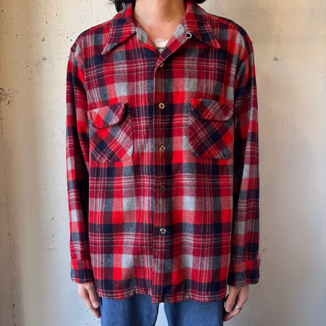 70s Pendleton Wool Plaid Loop Shirt