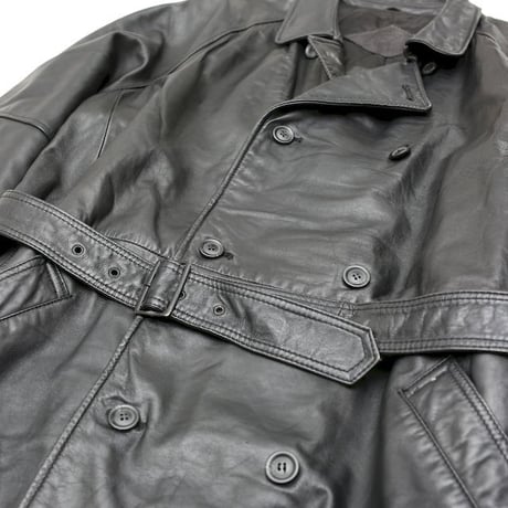 Black Leather Coat