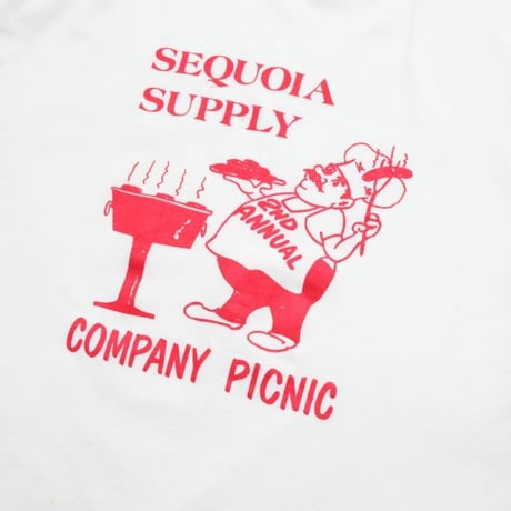 Vintage Ringer T-Shirt "Sequoia Supply"