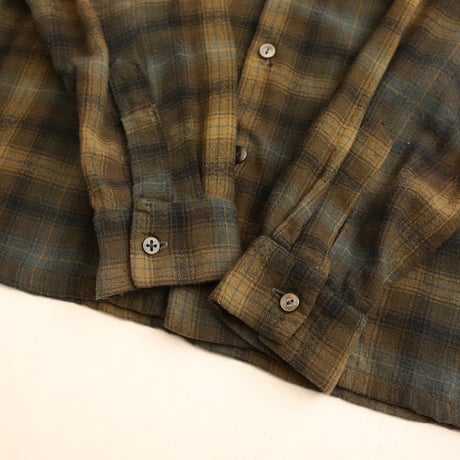 60s "Sportsman" Wool Plaid Loop Shirt