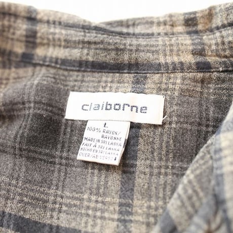 Ombre Check Rayon Shirt