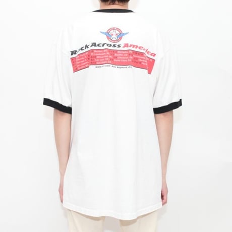 Vintage Ringer T-Shirt "Rock Across America"