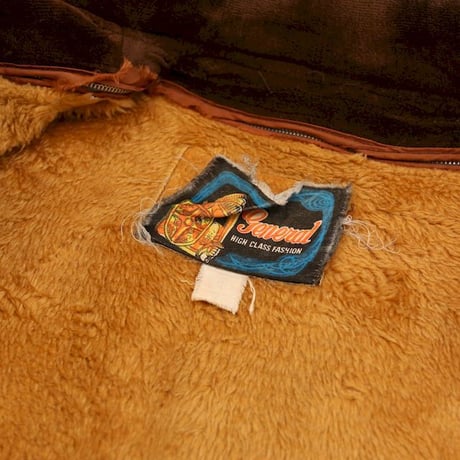 Euro Vintage Velour Bomber Jacket