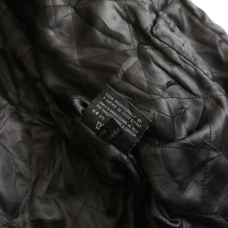 Black Leather Jacket Loose Silhouette