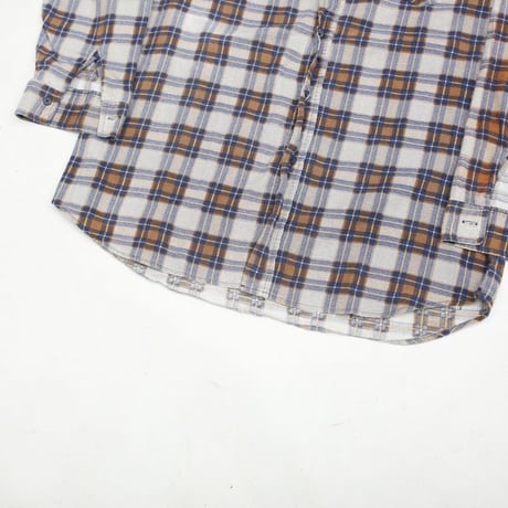 Plaid Print Flannel Shirt