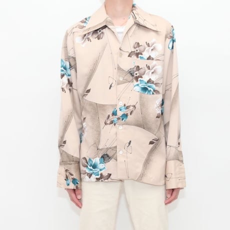 70s Polyester L/S Shirt