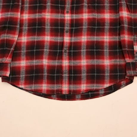 Ombre Check Flannel Shirt