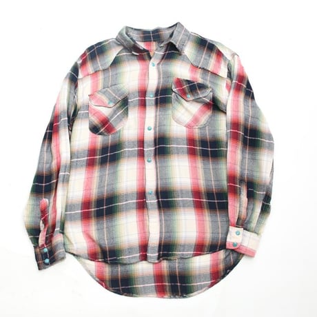 Levi's Ombre Plaid Western Shirt