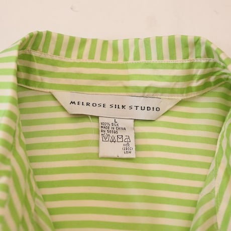 Striped Silk L/S Shirt
