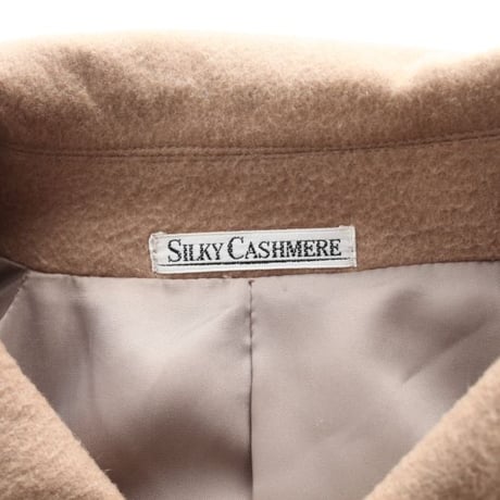 Silky Cashmere Balmacaan Coat