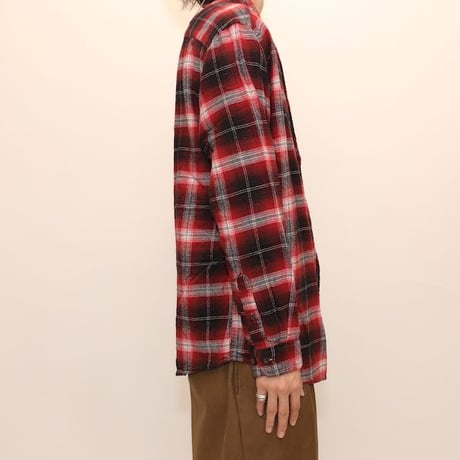 Ombre Check Flannel Shirt